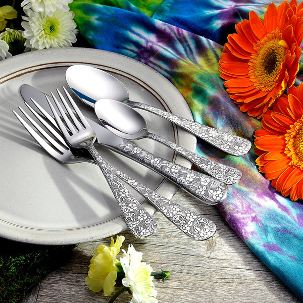 Liberty Tabletop Stainless Steel Flatware Set Service for 12 Wayfair